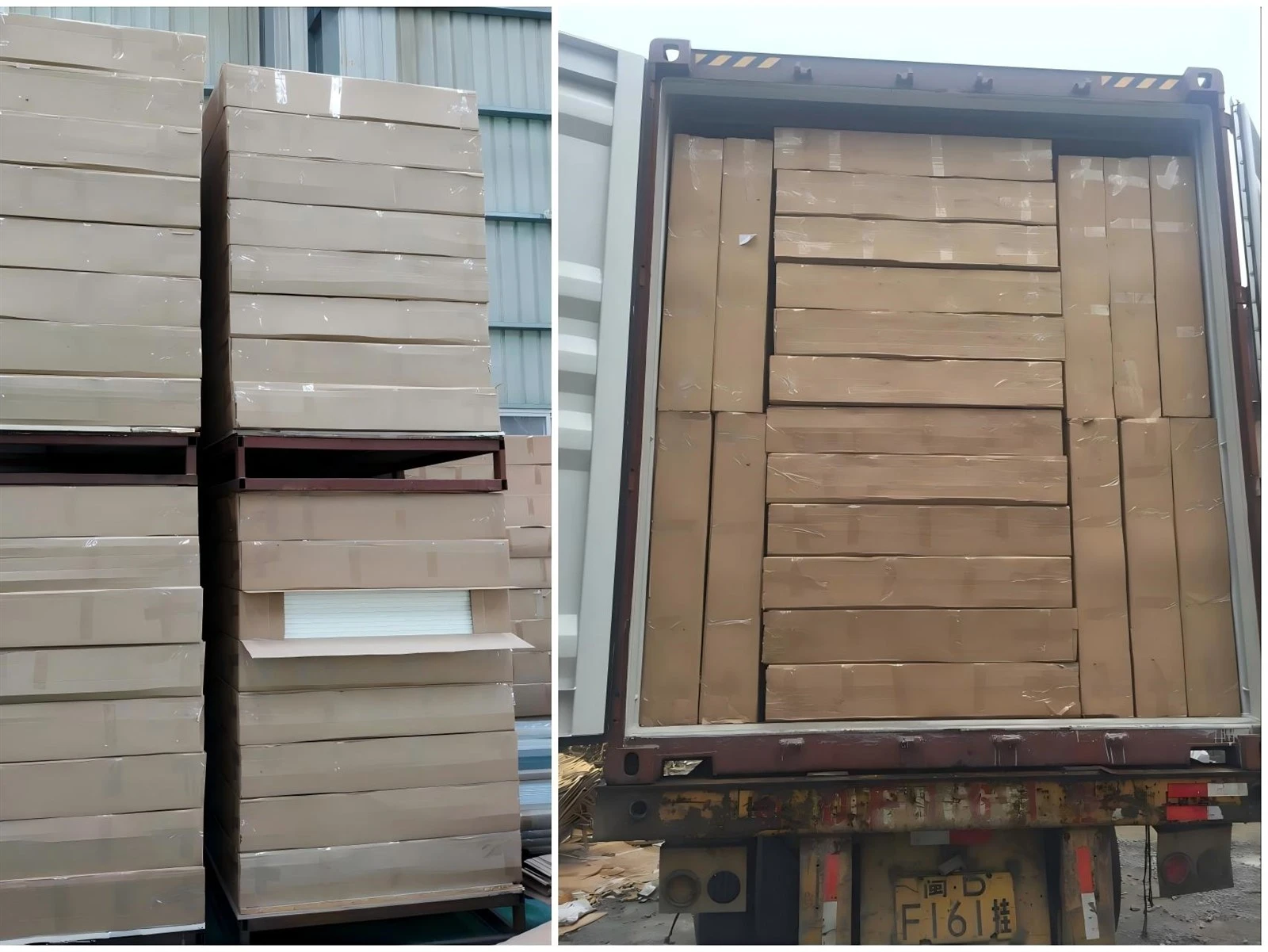 Packing of Pre-insulated Duct Panels Packing of Pre-insulated Duct Panels