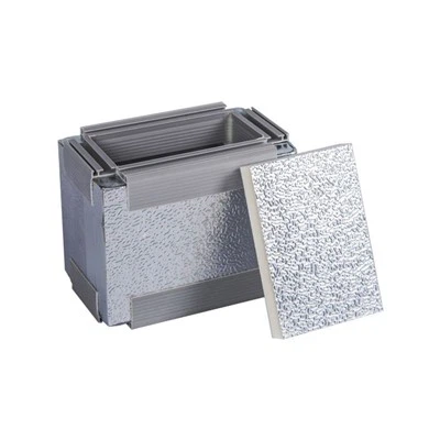 Pannello condotto preisolato in PU con foglio di alluminio HAVC