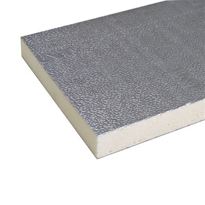 Pannello condotto in schiuma isolante in PU da 20 mm in foglio di alluminio del sistema HVAC